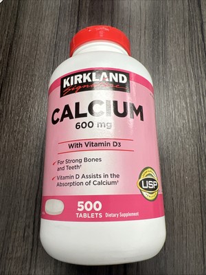 Kirkland Signature Calcium 600 mg with Vitamin D3 EXP. 5/2026
