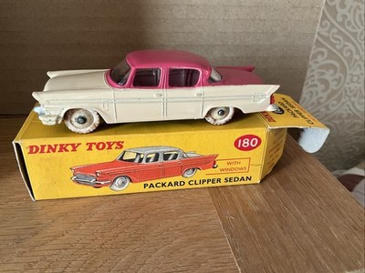 DINKY #180 PACKARD CLIPPER LIMOUSINE ORIGINAL VINTAGE 50er JAHRE SCHÖNES BEISPIEL VERPACKT