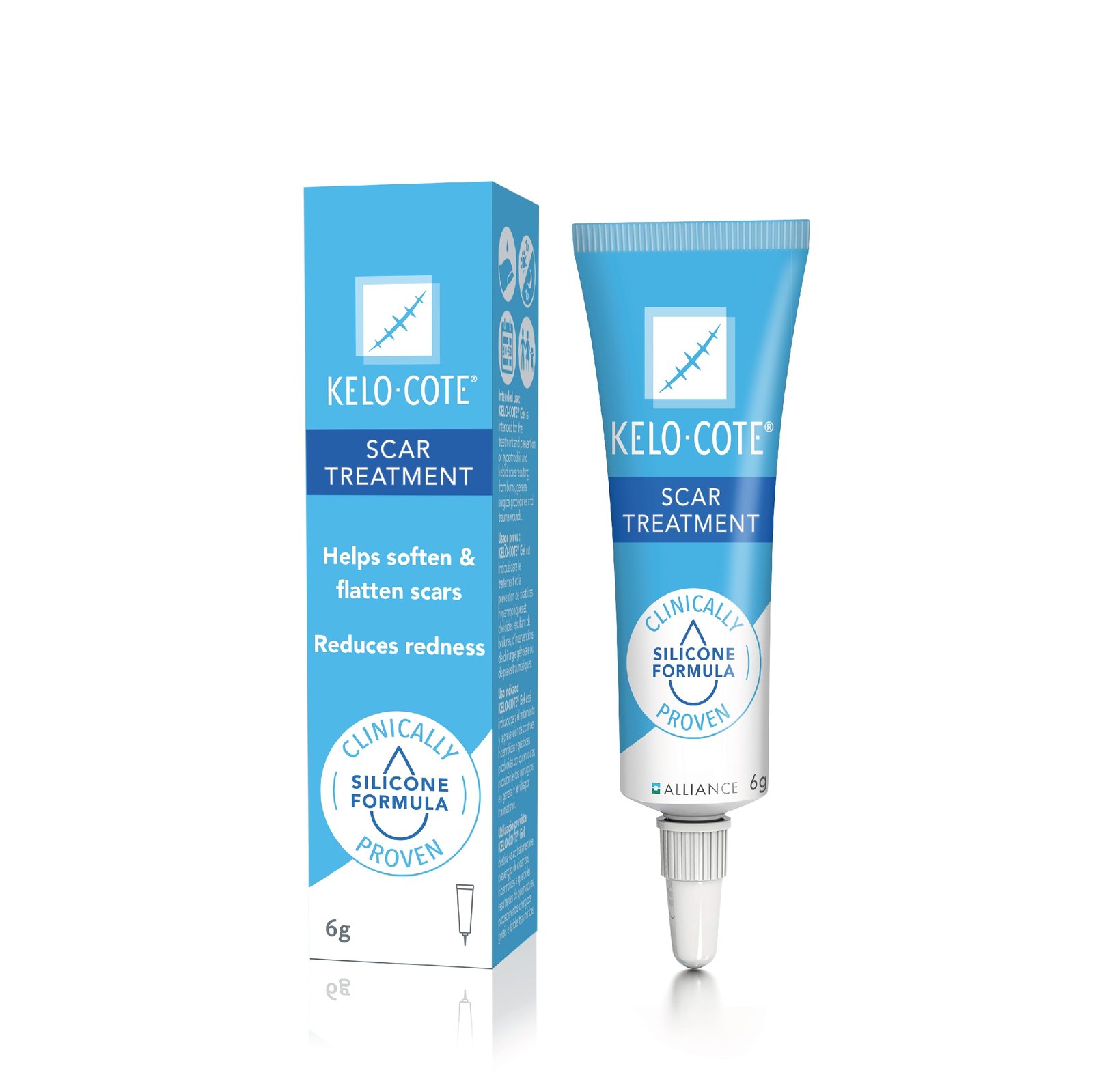 KELO-COTE Scar Gel 6g – Silicone Treatment - Clinically Proven 6g, Clear