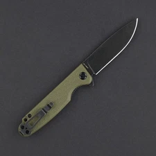 Daggerr Knives Dopey Folding Knife 2⅞" 8Cr14MoV Steel Blade OD Green FRN Handle