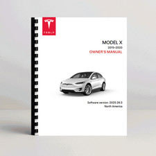 Tesla Model X Owner's Manual 2015-2020