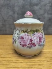 Royal Crown Chantilly Sugar Bowl With Lid VTG 1937 Japan