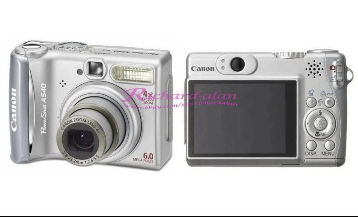 Canon Power Shot A540 キャノン コンデジ シルバー Canon PowerShot A540 6.0MP Digital Camera - Silver for sale