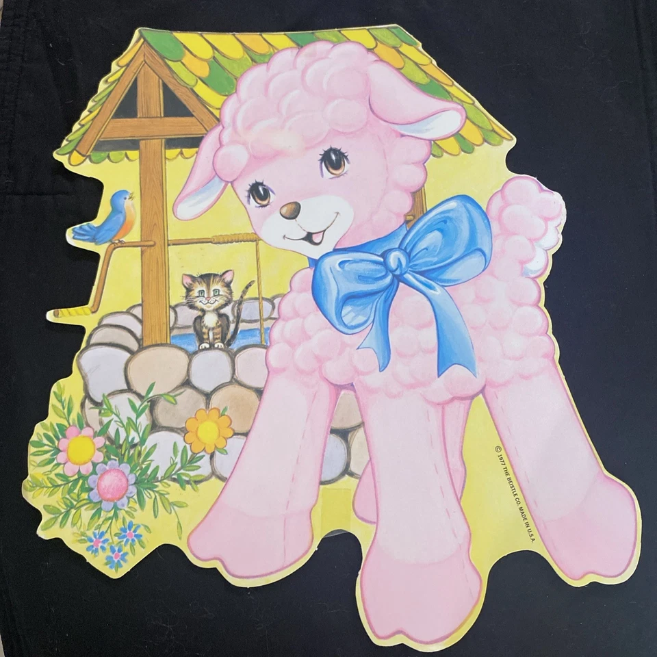 Vintage 1977 1976 Lot 4 Paper/Cardboard Baby Decorations Beistle Co. - Image 4 of 4