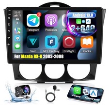 Nhopeew Touch Car Radio For Mazda Rx-8 2003-2008 Wireless Carplay And Camera