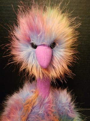  Rainbow Pompom ダチョウ レインボー ぬいぐるみ Jellycat London Large Rainbow Pom Pom Ostrich 20” Stuffed Plush