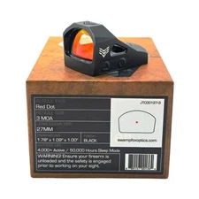 Swampfox Justice Micro Reflex 3 MOA 1x27mm Red/Green Dot Sight For RMR Footprint
