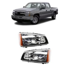 For 2007 Chevy Silverado 1500 Classic Headlight Pair Driver And Passenger