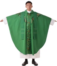 Priest Celebrant Chasuble Catholic Church Father Mass Vestments Robe