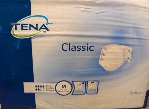 TENA Clásico Adulto Incontinencia Calzoncillos Medianos Regulares 34""-47” Paquete de 25 NUEVO - Imagen 2 de 9