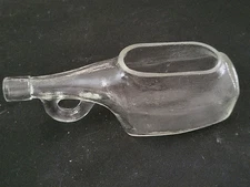 Vintage  Unique Glass Medical Invalid Infant Feeder Made In USA