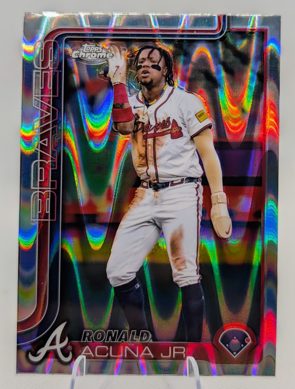 2025 Topps Chrome Raywave #257 Ronald Acuna Jr.