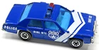 Vintage Matchbox Ford LTD Sedan Police Unit 22 Car Blue 1:69 MBX 1987 Diecast