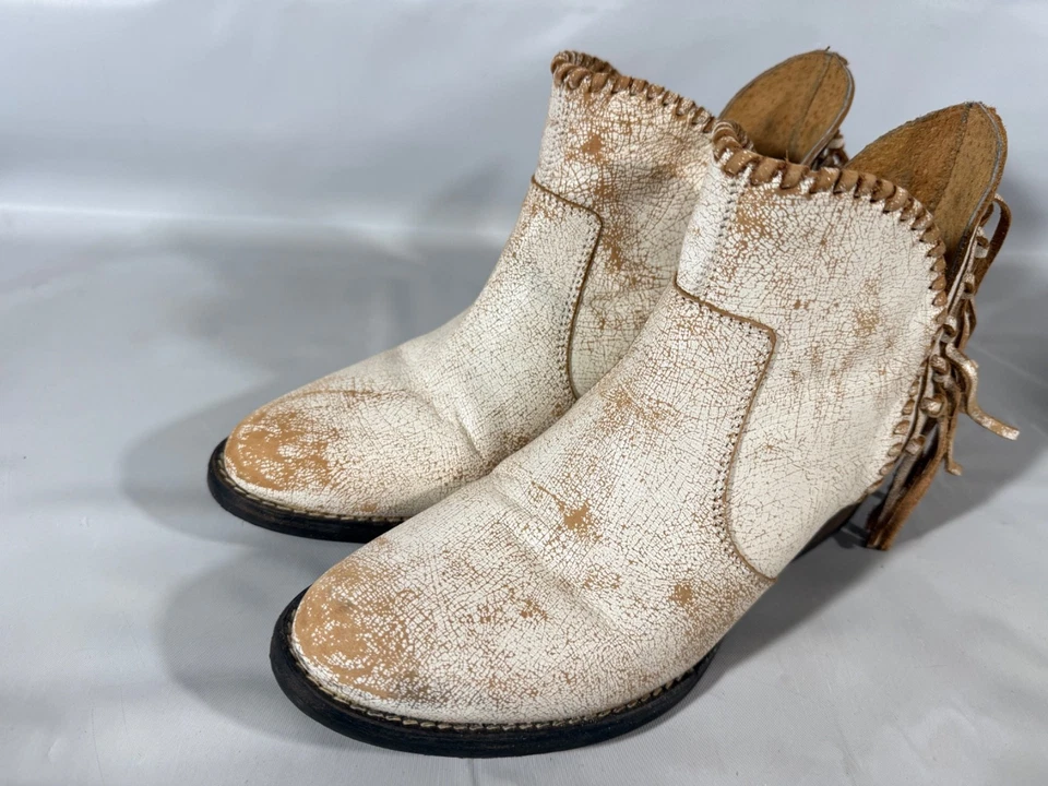 Circle G Corral Flecos Botín Cortie Envejecido Talla 9.5 Botas Occidentales Mexi Foto 2 de 4