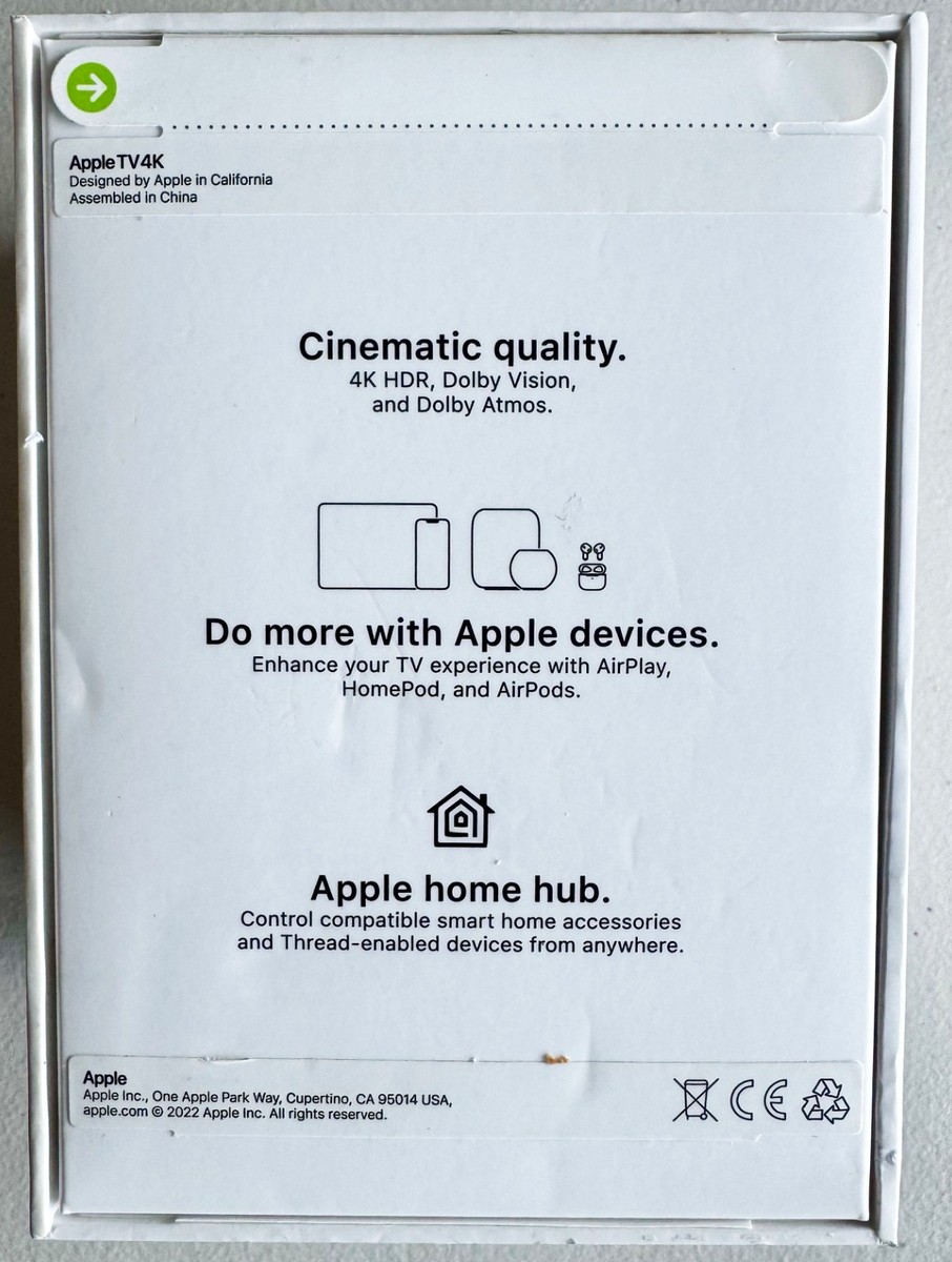 Apple TV 4K 3rd Gen. 128GB Media Streamer - Black, Wi-Fi + Apple TV 4K 3rd Gen. 128GB Media Streamer - Black, Wi-Fi +