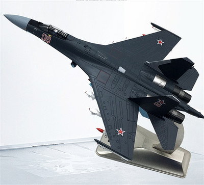 Su-35 Super Flanker Fighter Aircraft 1：72 Russian Diecast Airplane Model Toys