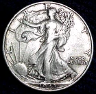 1943 WALKING LIBERTY HALF DOLLAR ............MIN. BID .01 & NO RESERVE!