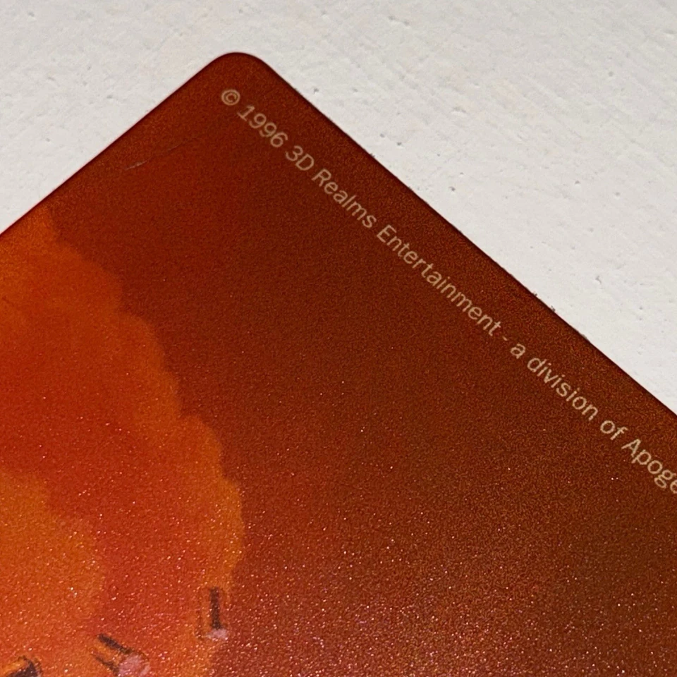 Duke Nukem 3D Mouse Pad 1996 Vintage Maus Promo Item apogee 3d realms shooter - Bild 3 von 4