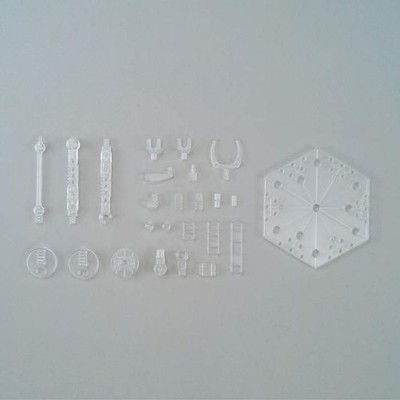 Bandai Gundam Action Base 5 Clear Gunpla 1/144 Scale Display Stand USA Seller