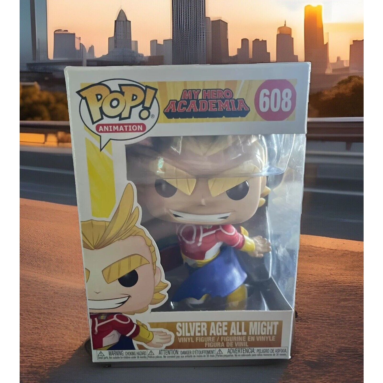 Funko Pop! Vinyl: My Hero Academia - Silver Age All Might #608