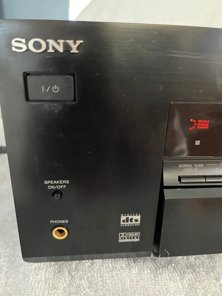 Sony STR-DA1ES A/V AM/FM Receiver 5.1 Dolby DTS Tested Work Very Well NO REMOTE - Image 3 of 4