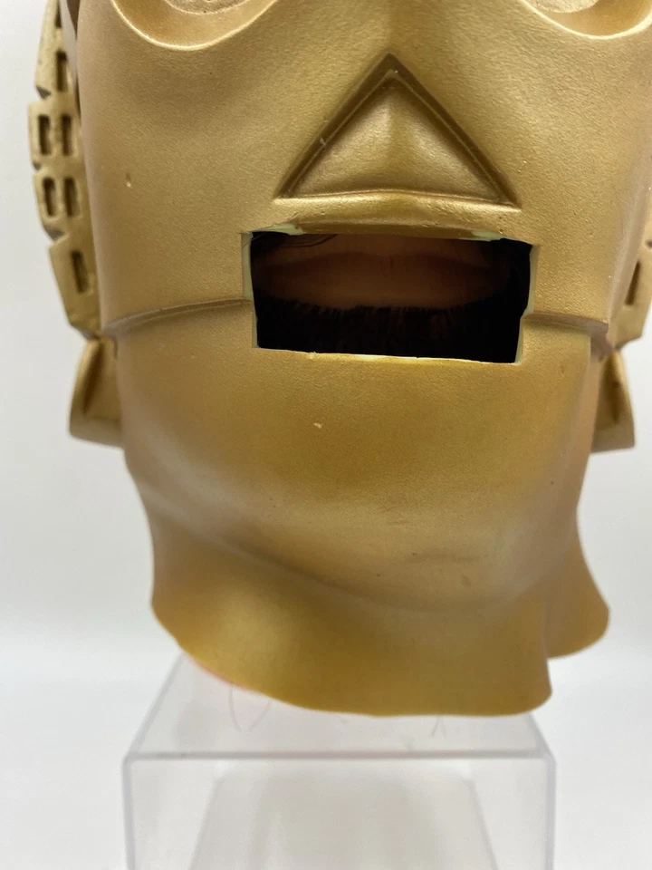 Máscara C-3PO Star Wars 4 de Mayo Películas Lucas 1995 Máscara de Halloween De Colección Foto 4 de 4