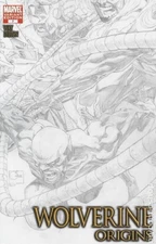 Wolverine Origins #7B QUESADA Sketch Variant NM 2006 Stock Image