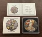 2018 1 oz American Silver Eagle - Quartet Metal / Gold +++ / L.E. #095 of 200