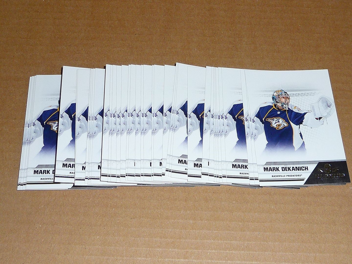 2010/11 Panini ALL GOALIES MARK DEKANICH LOT OF 40 BASE CARDS PREDATORS #47