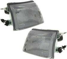 Headlights Pair Set Left Right Ford Ranger XL XLT 98-00 Clear Lens Bulbs 9602515