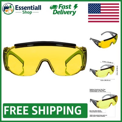 Wrap-Around Shooting Glasses with UV Protection - Ideal for Prescription Wearers