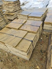 Hand Riven Yorkstone Paving  Fettled Edges  - £140+Vat per sqm 600mm by Random L