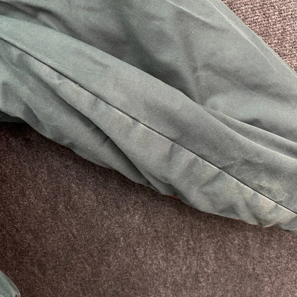 Vintage 90s Nautica Mens XL Full Zip Down Puffer Jacket Green Elbow Patches - Image 4 of 4