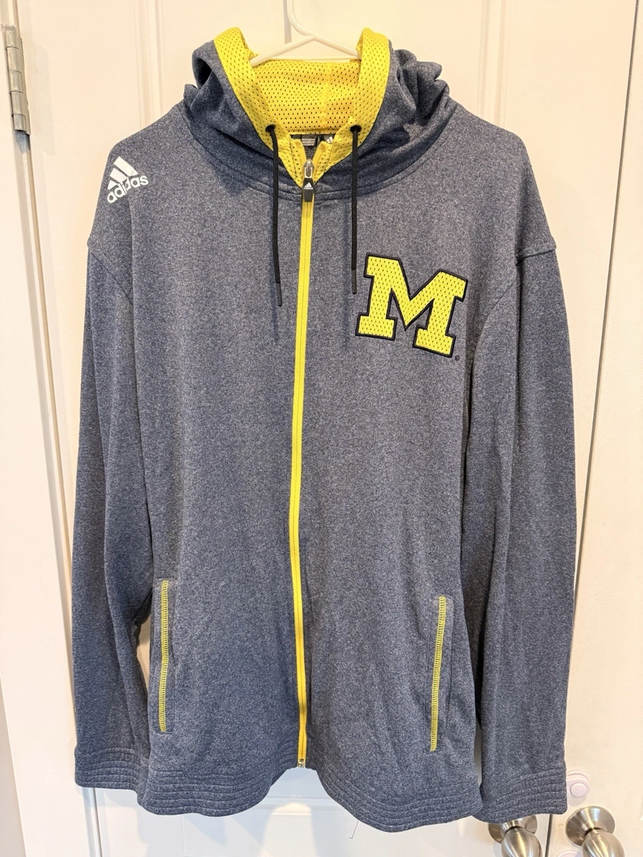 Veste De Lacrosse Michigan Wolverines Adidas Climaproof – Homme Taille L (Blanche, Occasion)