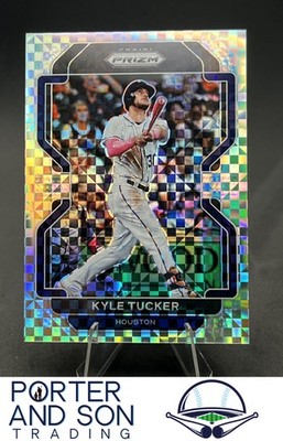 Kyle Tucker Power Plaid Prizm /75 2022 Panini Prizm #5 Houston Astros Baseball