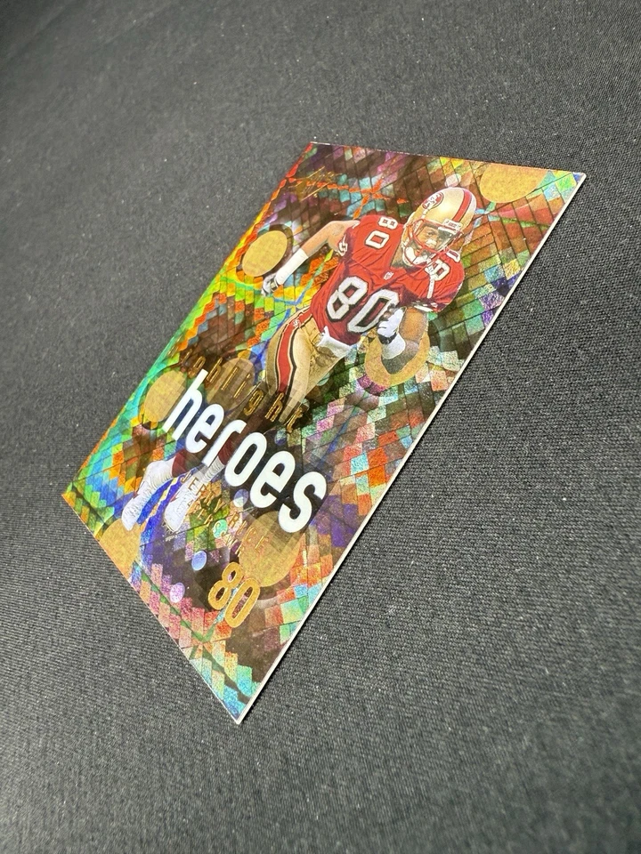 2000 Upper Deck SPX Jerry Rice “Highlight Heroes” Holo refractor HH7🔥RARO SP🔥 Foto 4 de 4