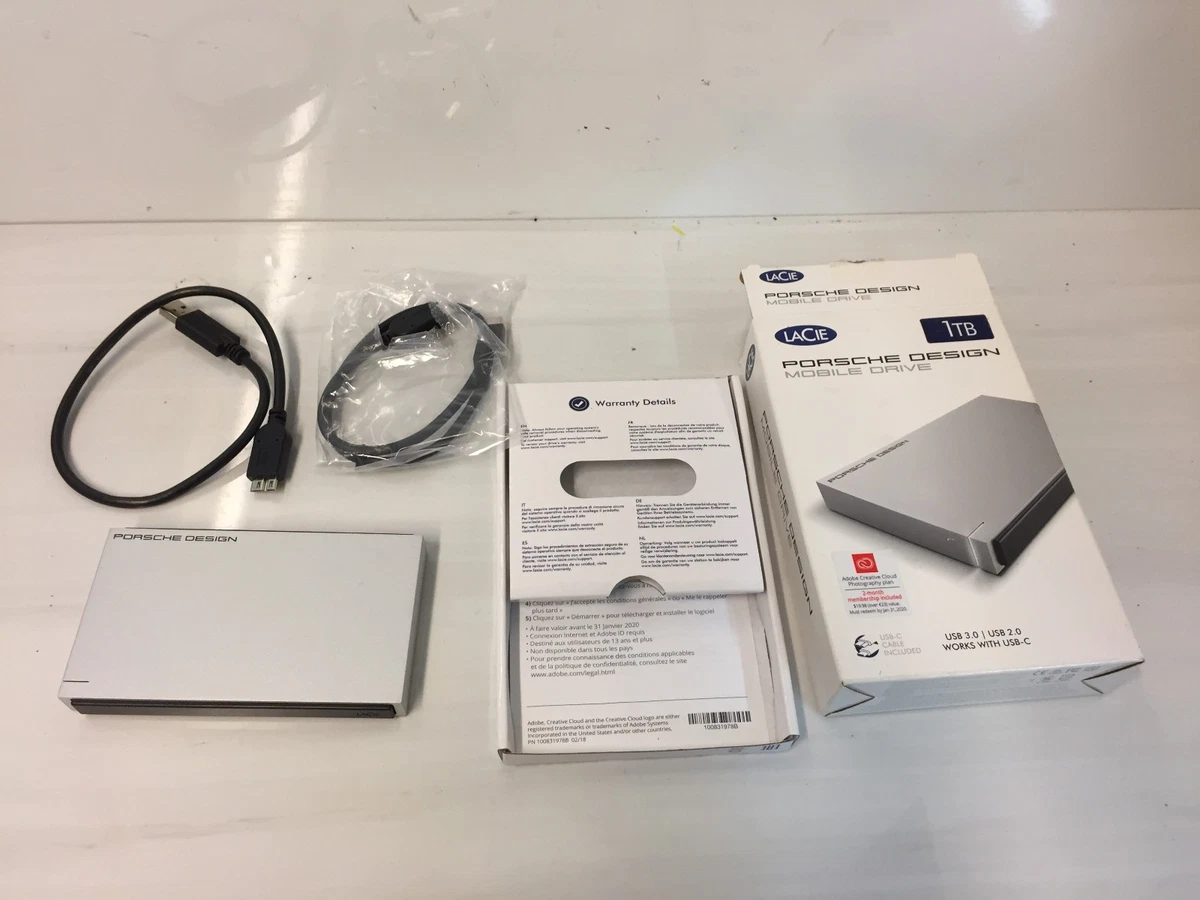 LaCie USB-C 1 TB 外置硬盘驱动器| eBay