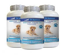 dog liver support supplement chews - DOGS IMMUNE SUPPORT - older dog vitamins 3B