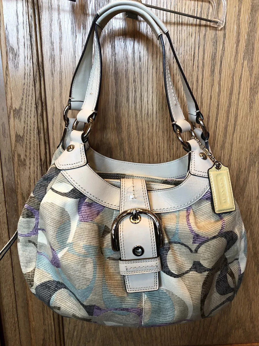 Linen hobo shop bag