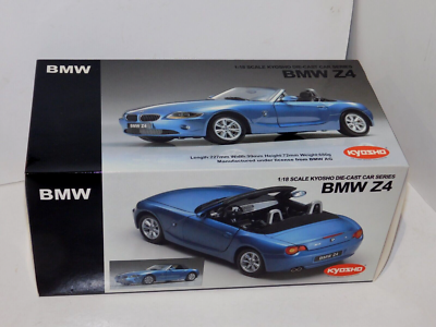 BMW Z4 cabriolet convertible KYOSHO 08581BL 1:18 1:18 | eBay