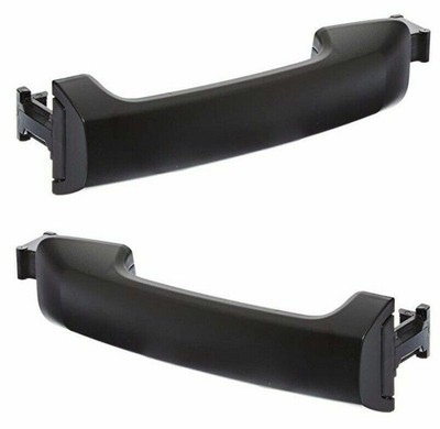 Genuine Oem Pair Set Of 2 Black Door Handles For Toyota Tundra