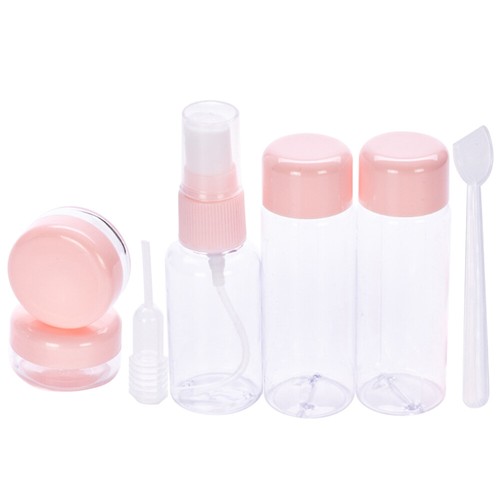 7 Pcs Cosmetic Bottle Travel Toiletries Container Shampoo Bootle