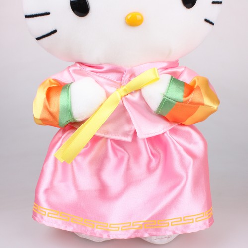 30Cm Sanrio Hello Kitty in Korean Dress Hanbok Plush Toys Soft Stuffed Doll - 第 5/6 張圖片