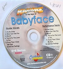 40301 BABYFACE  CHARTBUSTER KARAOKE CDGS