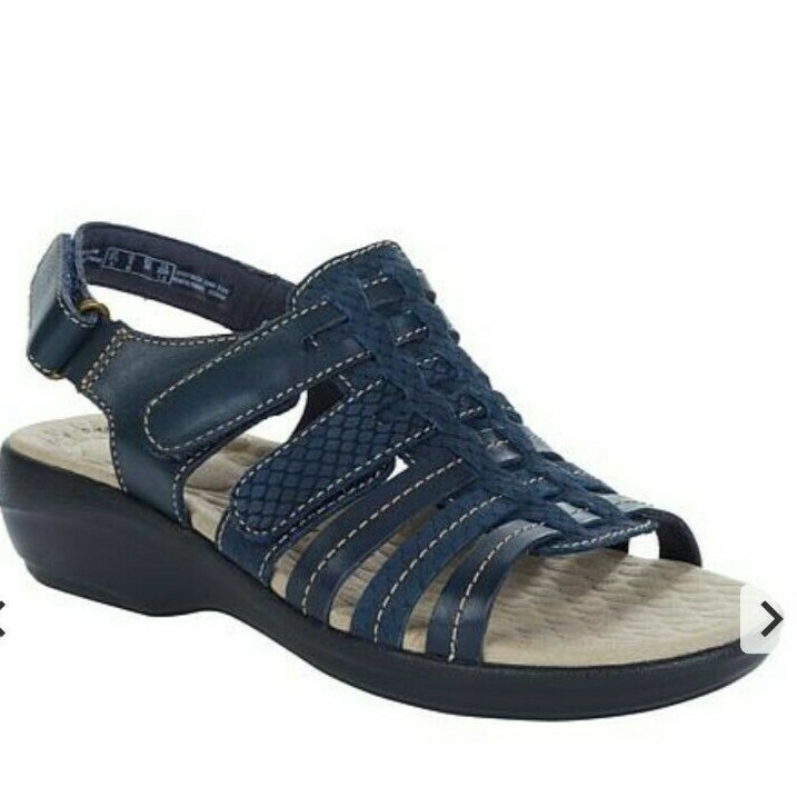 靴 world fisherman  Clarks Collection Clarks Navy Leather Alexis Fisherman Footbed EXCLUSIVE