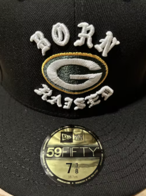 Born X Raised × NFL NEW ERA + PACKERS FITTED ROCKER HAT: BLACK | eBay