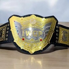 New IWGP V5 World Heavyweight Wrestling Championship Belt 4mm Brass Plates