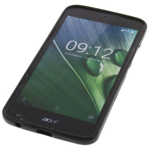 Custodia per Acer Liquid Zest Plus Custodia Cellulare TPU Gomma Custodia Nera - Bild 4 von 4