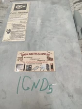 Cutler Hammer DG322NRB, Disconnect, 60A, 240V , 3R,3PH 4W, Fused, (1GND5