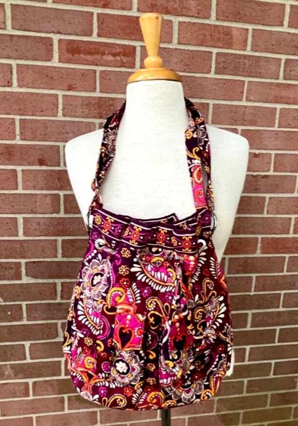 Bolso Bandolera Vera Bradley Scandi Floral Cordón Hobo Multicolor Foto 2 de 4